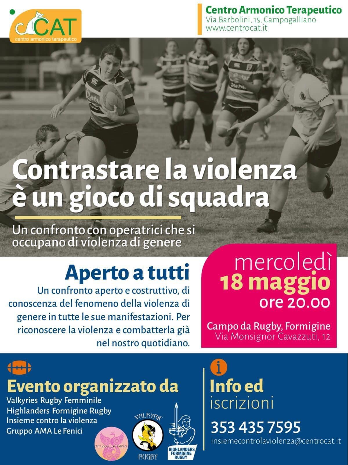 CONTRASTARE LA VIOLENZA E&apos; UN GIOCO DI SQUADRA